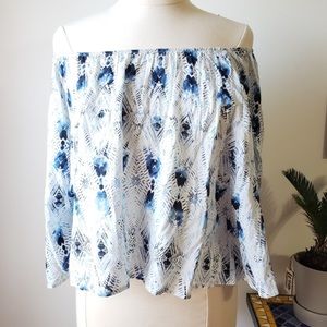 BB Dakota off the shoulder blouse.
